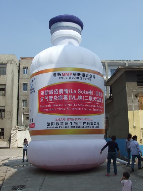 郑州充气瓶子气模